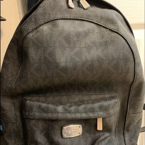 MK black monogram backpack